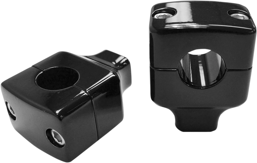 LA Choppers Risers - Square - 1-1/2" - Black LA-7407-01B - Main Product View