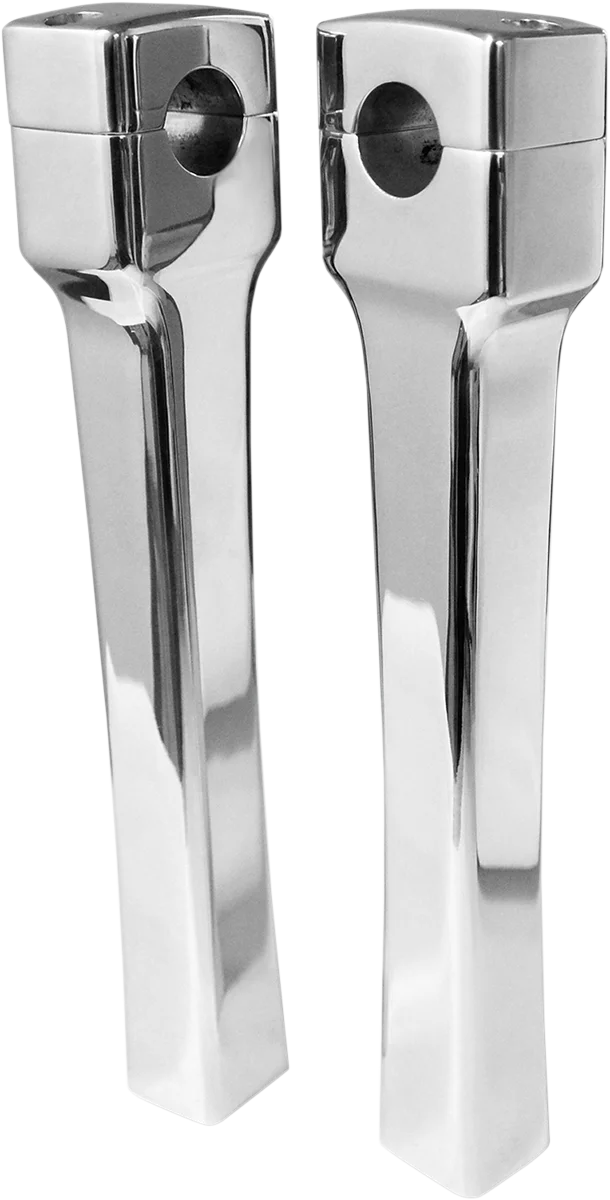 LA Choppers Risers - Square - 1-1/2" - Black LA-7407-01B - Side View