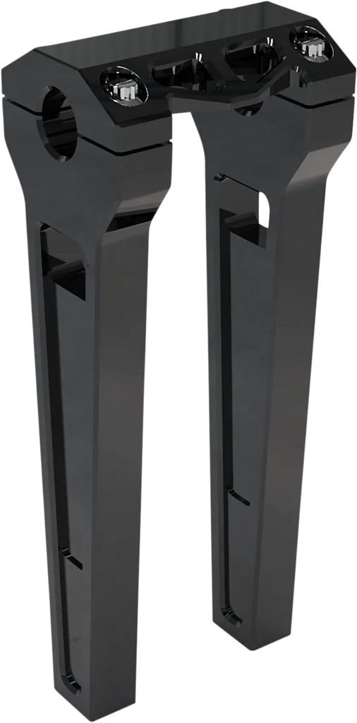 LA Choppers Risers - Straight - 10"- Black Anodized LA-7470-10B - Main Product View