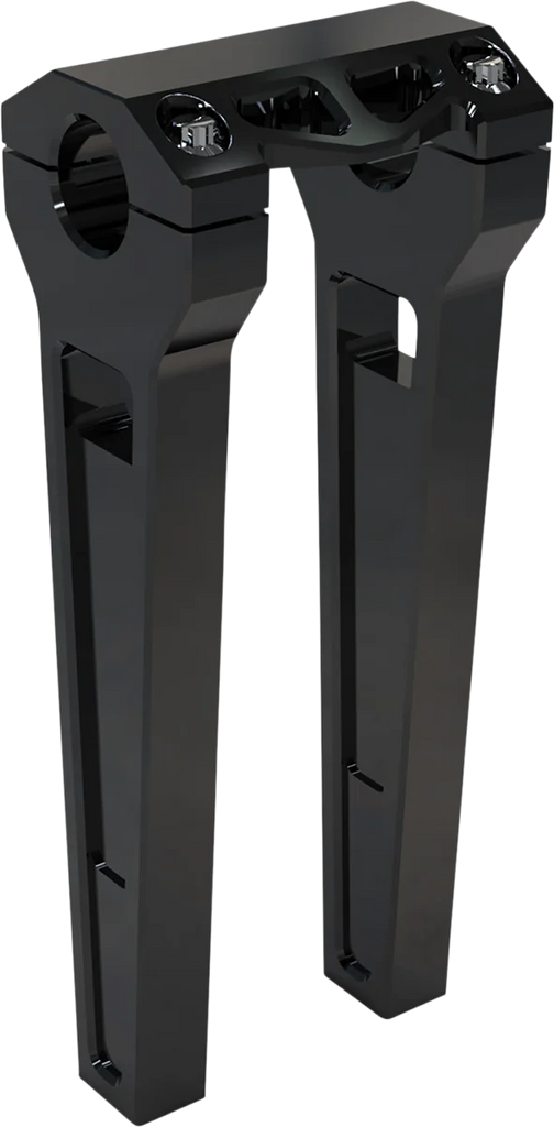 LA Choppers Risers - Straight - 10" x 1-1/4" - Black Anodized LA-7480-10B - Main Product View