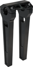 Load image into Gallery viewer, LA Choppers Risers - Straight - 10" x 1-1/4" - Black Anodized LA-7480-10B - Main Product View