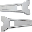Load image into Gallery viewer, LA Choppers Risers - Straight - 6" - Chrome LA-7470-06C - Main Product View