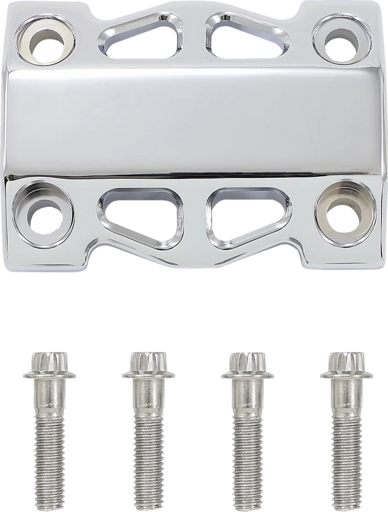 LA Choppers Risers - Straight - 6" - Chrome LA-7470-06C - Side View