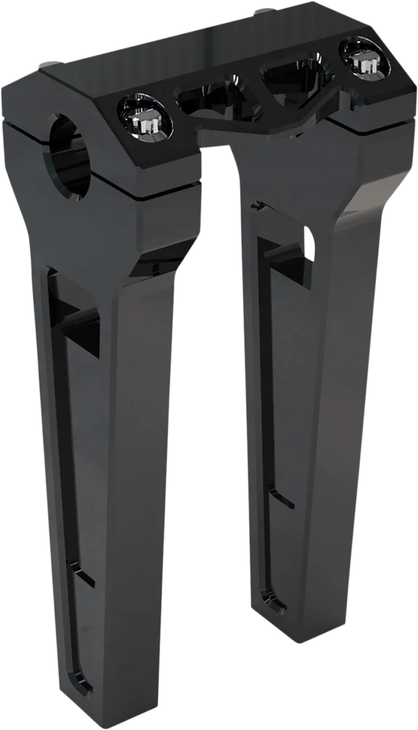 LA Choppers Risers - Straight - 8" - Black Anodized LA-7470-08B - Main Product View