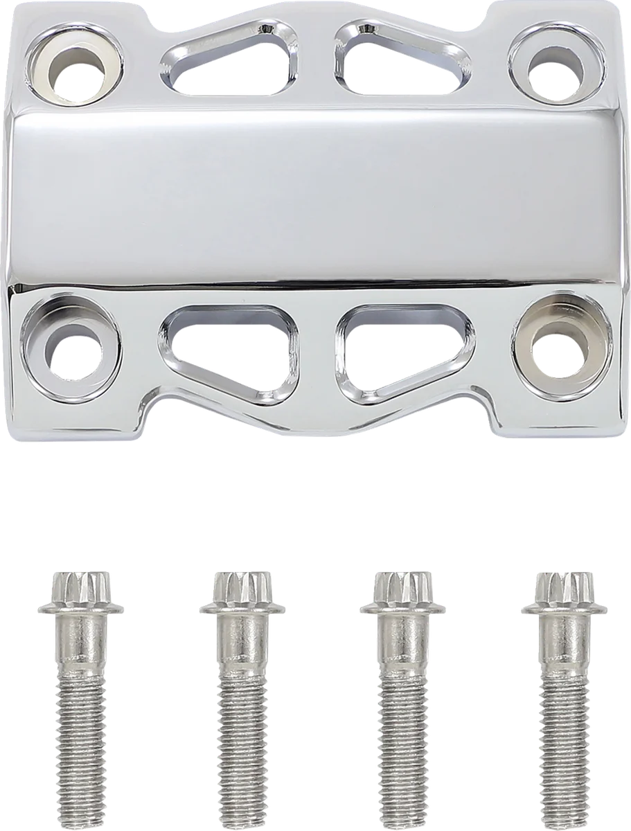 LA Choppers Risers - Straight - 8" - Chrome LA-7470-08C - Side View