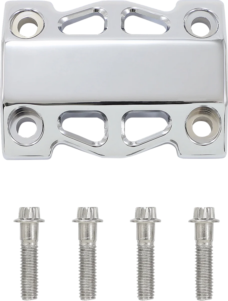 LA Choppers Risers - Straight - 8" - Chrome LA-7470-08C - Side View
