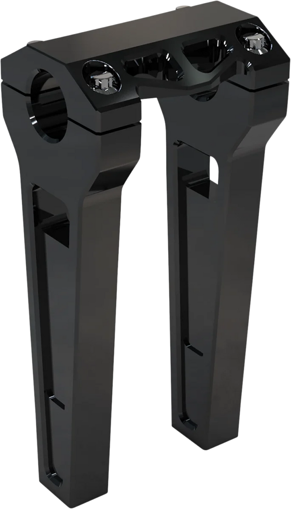 LA Choppers Risers - Straight - 8" x 1-1/4" - Black Anodized LA-7480-08B - Main Product View