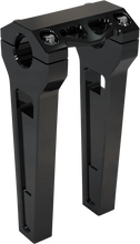 Load image into Gallery viewer, LA Choppers Risers - Straight - 8" x 1-1/4" - Black Anodized LA-7480-08B - Main Product View