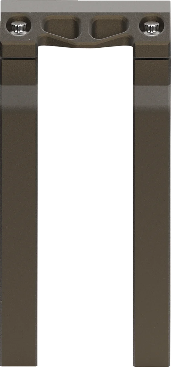 LA Choppers Risers - Straight - 8" x 1-1/4" - Bronze LA-7480-08Z - Side View