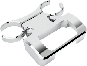 LA Choppers T-Bar Gauge Mount - Chrome - 1.50" Diameter - M8 Softail LA-7398-20C - Main Product View