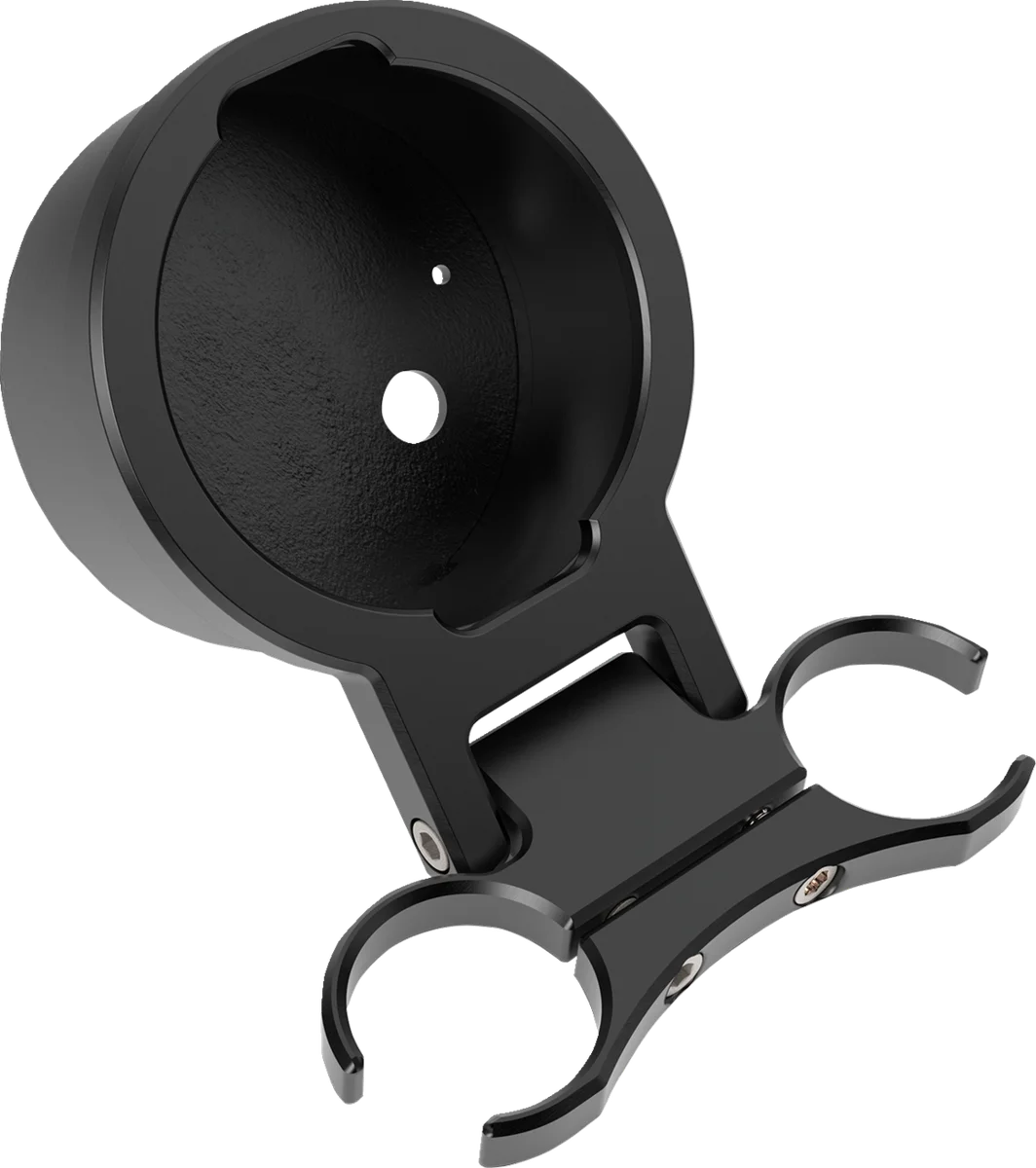LA Choppers T-Bar Gauge Mount - Dual - Black - 1.25" Diameter LA-7398-12B - Side View