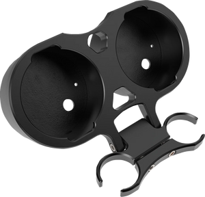 LA Choppers T-Bar Gauge Mount - Dual - Black - 1.50" Diameter LA-7398-22B - Main Product View