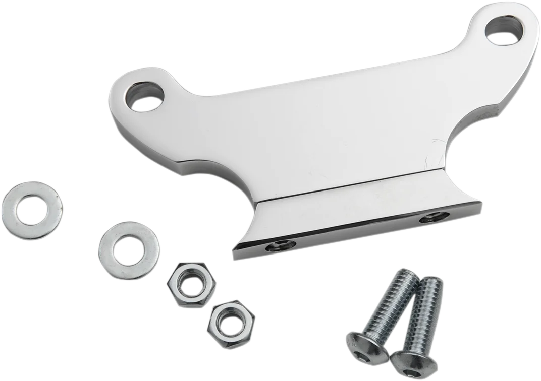 LA Choppers T-Bar Gauge Mount - Gloss Black - 1.5" Diameter LA-7390-02B - Side View