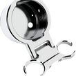 Load image into Gallery viewer, LA Choppers T-Bar Gauge Mount - Single - Chrome - 1.00" Diameter LA-7398-01C - Main Product View