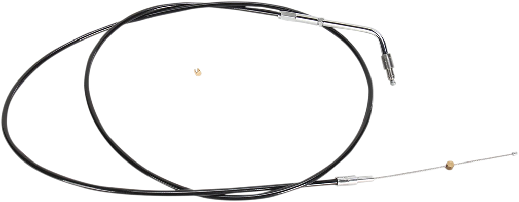 LA Choppers Throttle Cable - 12" - 14" - Black LA-8005TH13B - Main Product View