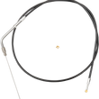 Load image into Gallery viewer, LA Choppers Throttle Cable - 12" - 14" - Black LA-8005TH13B - Side View