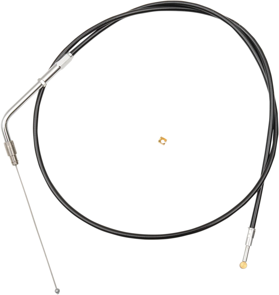 LA Choppers Throttle Cable - 12" - 14" - Black LA-8100TH13B - Main Product View