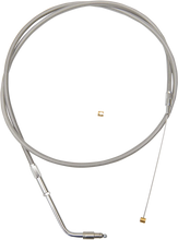 Load image into Gallery viewer, LA Choppers Throttle Cable - 12" - 14" - Stainless Steel LA-8005TH13 - Main Product View