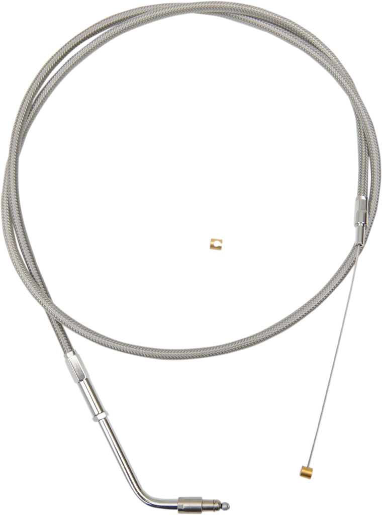 LA Choppers Throttle Cable - Mini - Stainless Steel LA-8100TH08 - Main Product View