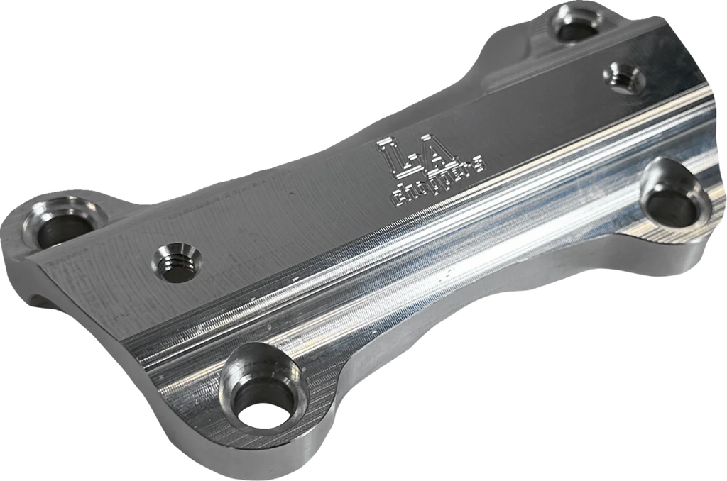 LA Choppers Top Clamp - Hefty - Pinned - 1" LA-7415-99 - Side View