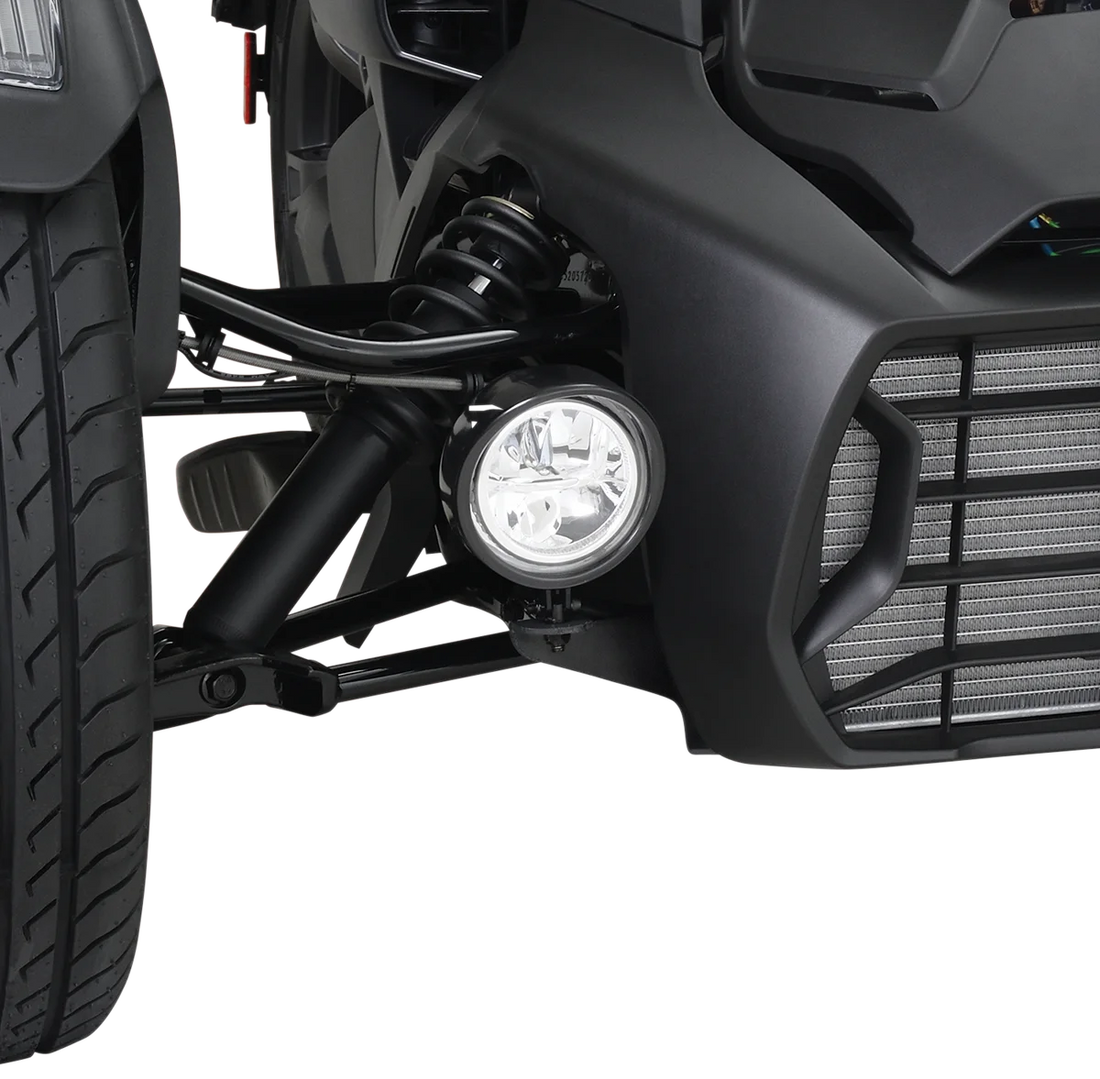 LED Driving Light Kit - Black - Ryker Show Chrome - Back View