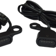 Load image into Gallery viewer, LED Handlebar Marker Lights - Black/Smoke DragSpecialties L22-0230MBMENU - Main Product View