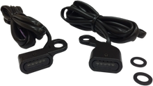 Load image into Gallery viewer, LED Handlebar Marker Lights - Black/Smoke DragSpecialties L22-0230MBMENU - Main Product View