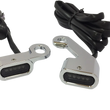 Load image into Gallery viewer, LED Handlebar Marker Lights - Chrome/Smoke DragSpecialties L22-0232CMENU - Main Product View