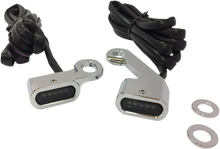 Load image into Gallery viewer, LED Handlebar Marker Lights - Chrome/Smoke DragSpecialties L22-0232CMENU - Main Product View