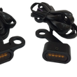 Load image into Gallery viewer, LED Handlebar Marker Lights - XL - Black/Amber DragSpecialties L22-0231MBAENU - Main Product View