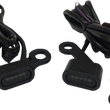Load image into Gallery viewer, LED Handlebar Marker Lights - XL - Black/Smoke DragSpecialties L22-0231MBMENU - Main Product View