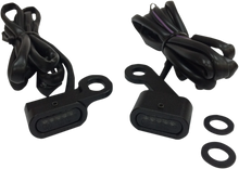 Load image into Gallery viewer, LED Handlebar Marker Lights - XL - Black/Smoke DragSpecialties L22-0231MBMENU - Main Product View