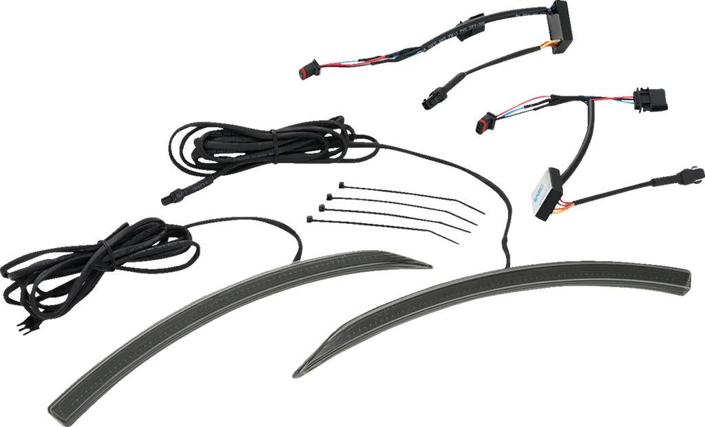 LED Light Front Fender - Ryker Show Chrome - Installation View