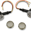 Load image into Gallery viewer, LED Marker Lights - Black/Amber - Smoke Lens DragSpecialties 20-6390BC/MIQ - Main Product View