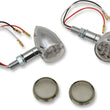 Load image into Gallery viewer, LED Marker Lights - Chrome/Red - Smoke Lens DragSpecialties 20-6390C/MIRQ - Main Product View