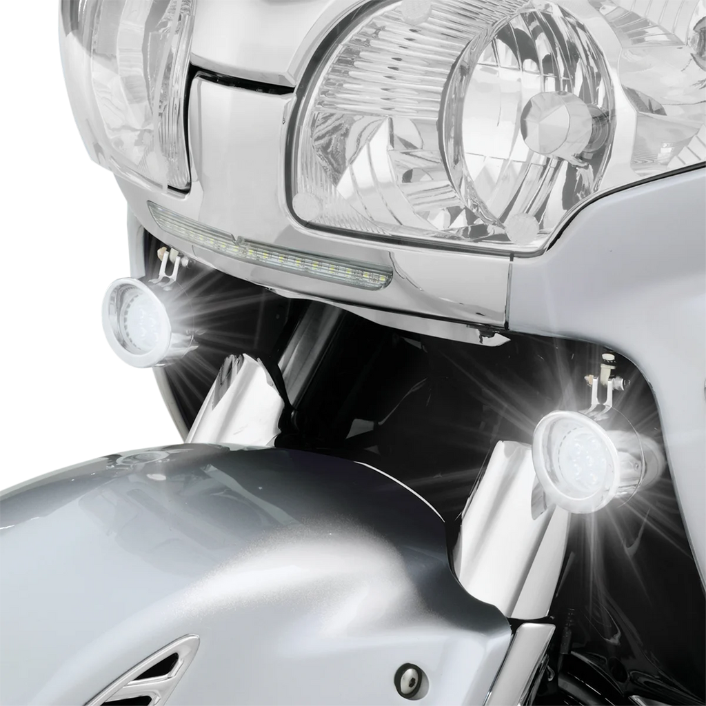 LED Mini Driving Light - Chrome Show Chrome - Side View