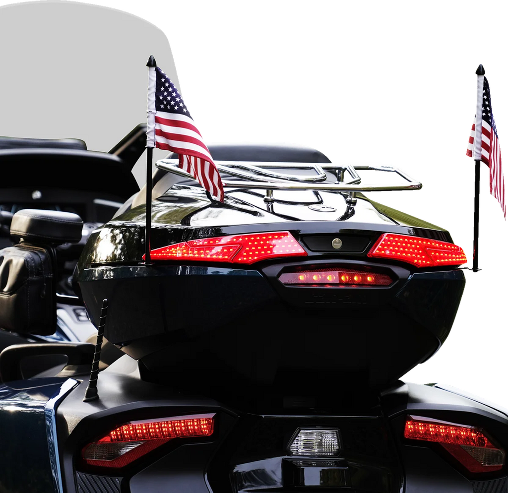 LED Trunk Light - Red Lens - Spyder RT LTD/F3 LTD Show Chrome - Side View