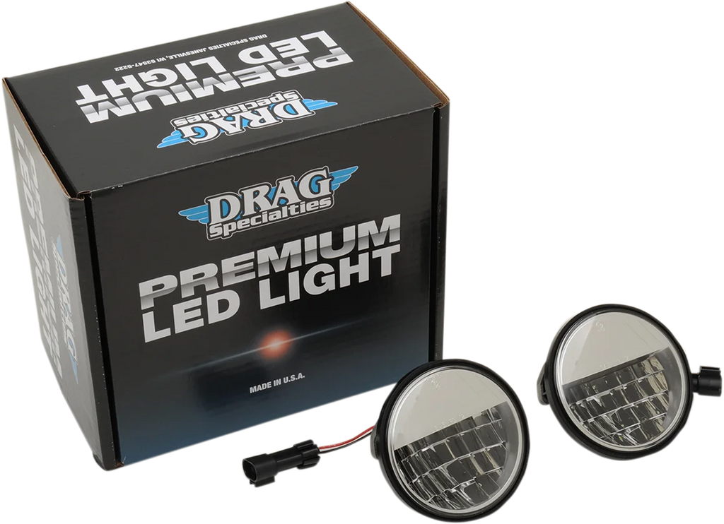 LIGHT FOG 4.5" LED REF PR DragSpecialties 0553024 - Side View