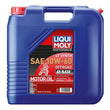 Load image into Gallery viewer, LIQUI MOLY 20L Motorbike 4T Synth SAE 10W60 Offroad Race - Side View