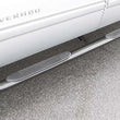 Load image into Gallery viewer, Lund 99-13 Chevy Silverado 1500 Ext. Cab (Body Mount) 4in. Oval Curved SS Nerf Bars - Polished - Side View