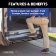 Load image into Gallery viewer, LUVERNE 10" Universal Rubber Bumper Strips (3-Pack) 2090615-3 - Back View