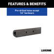 Load image into Gallery viewer, LUVERNE 10" Universal Rubber Bumper Strips (3-Pack) 2090615-3 - Additional View 5