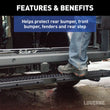 Load image into Gallery viewer, LUVERNE 20" Universal Rubber Bumper Strips (2-Pack) 2090616-2 - Installation View