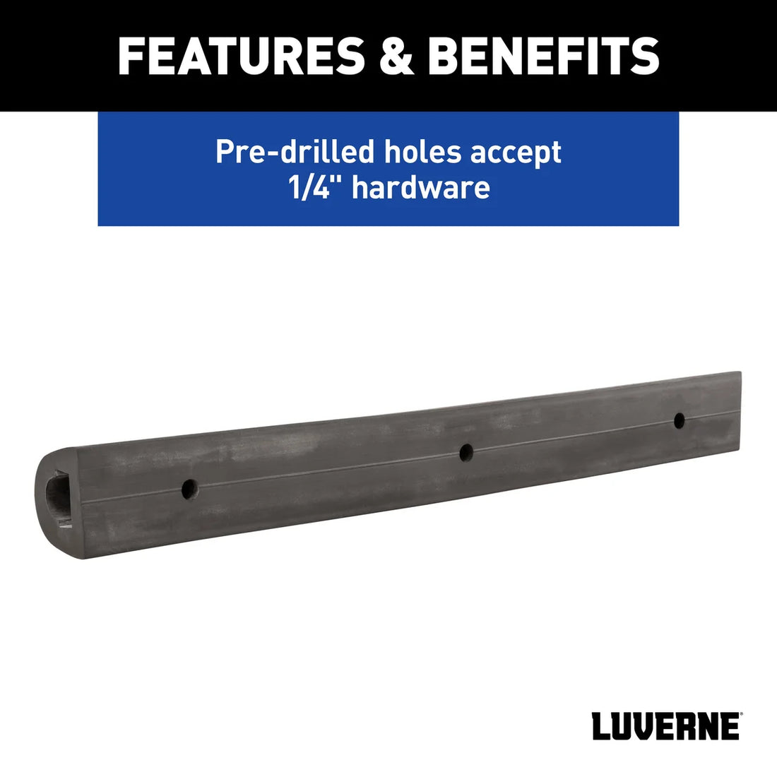 LUVERNE 20" Universal Rubber Bumper Strips (2-Pack) 2090616-2 - Additional View 5