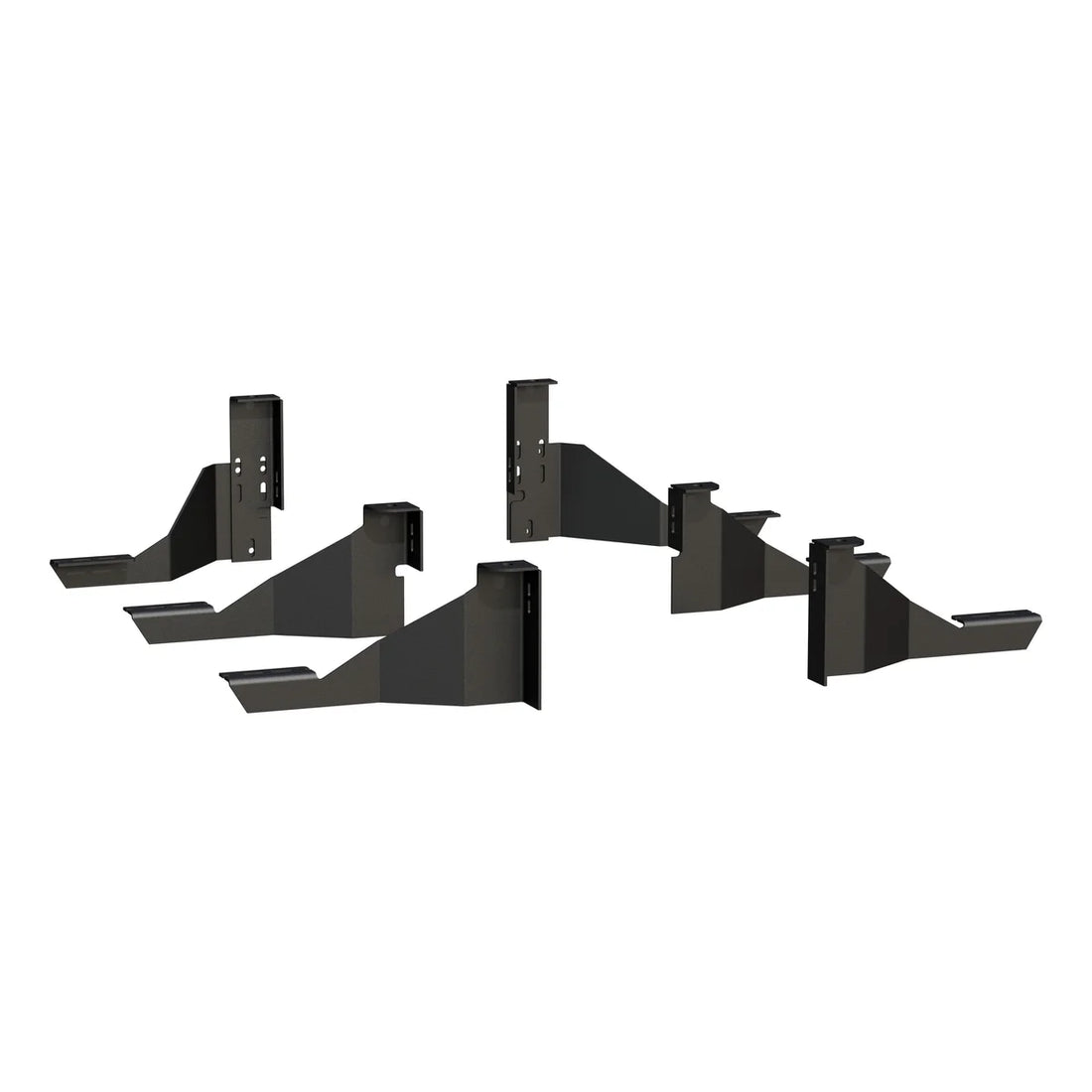 LUVERNE Black Stainless Steel Side Entry Steps, Select Dodge, Ram 1500, 2500, 3500 Crew 281033-571032 - Back View