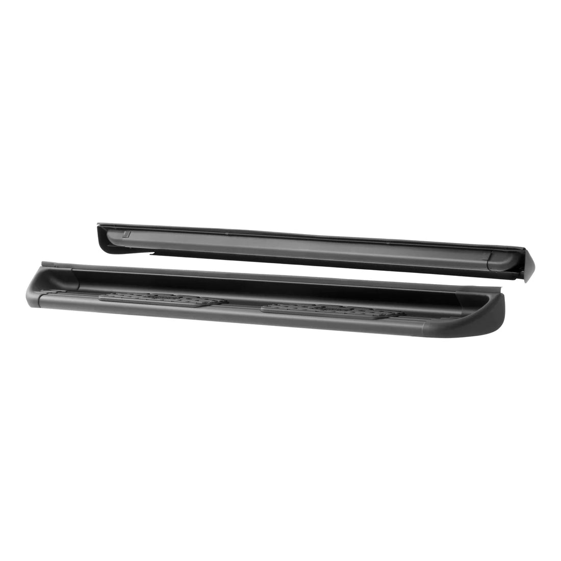 LUVERNE Black Stainless Steel Side Entry Steps, Select Ford F-Series Extended Cab 281522-571521 - Side View