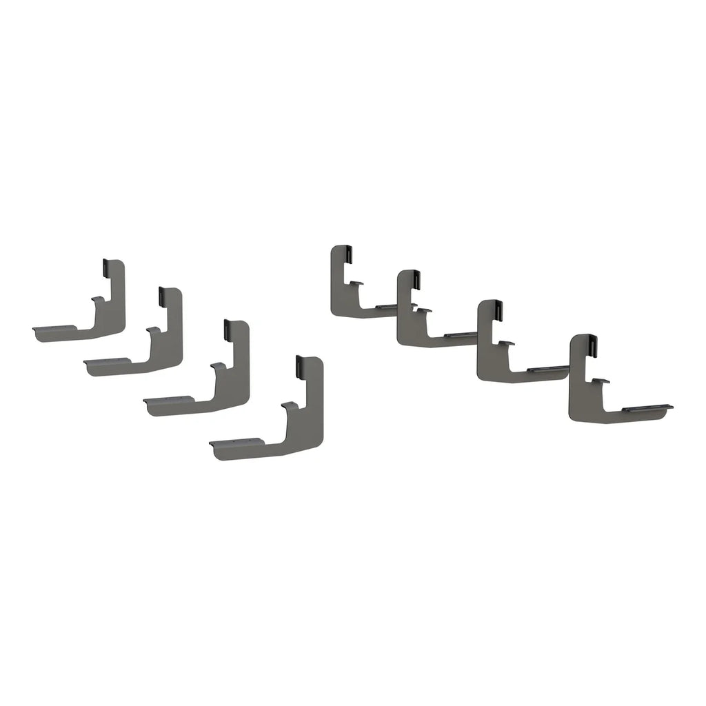 LUVERNE Black Stainless Steel Side Entry Steps, Select Silverado, Sierra Crew Cab 280744-581444 - Side View