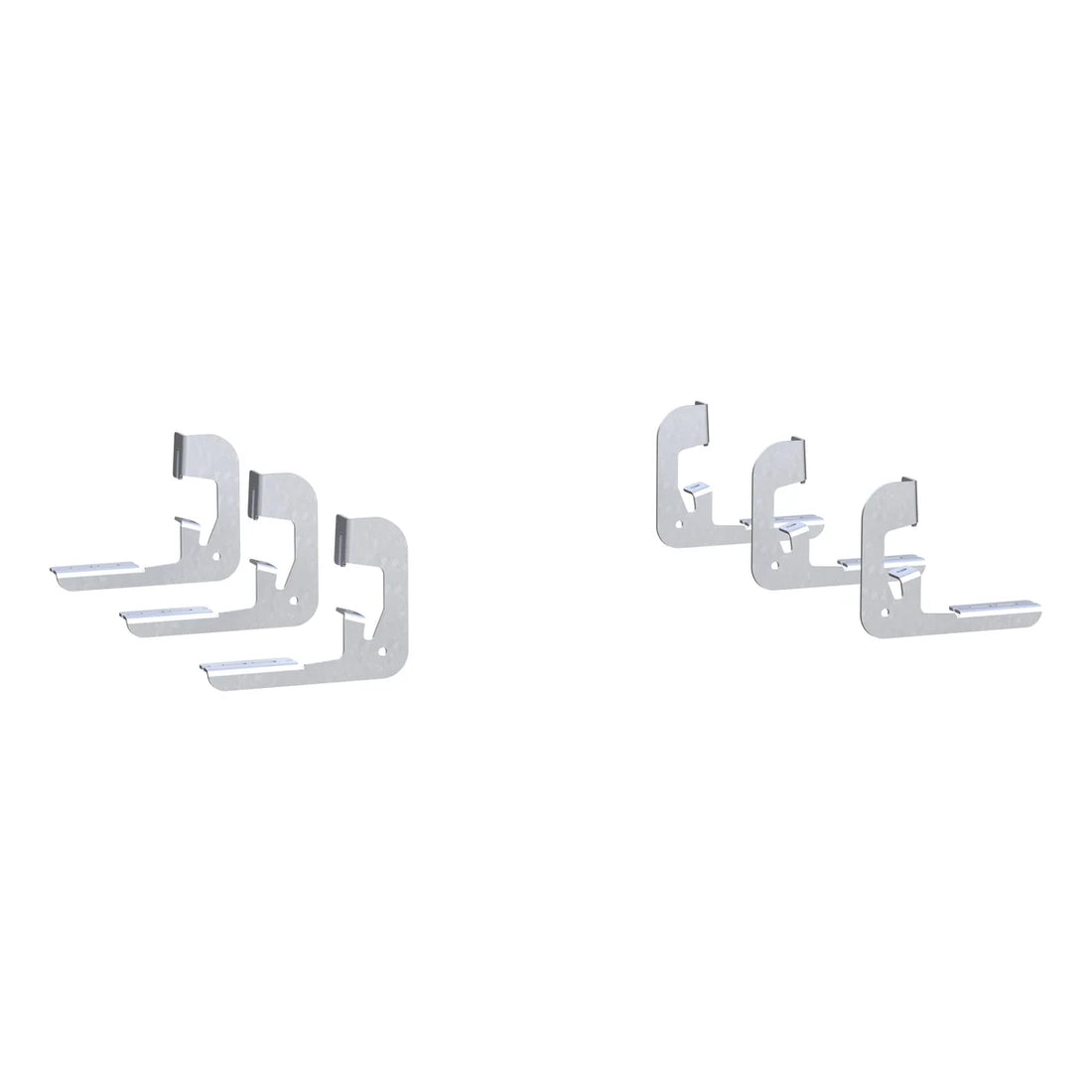 LUVERNE Black Stainless Steel Side Entry Steps, Select Silverado, Sierra Double Cab 281442-581442 - Back View