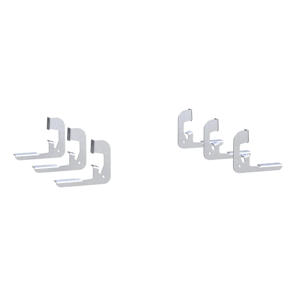 LUVERNE Black Stainless Steel Side Entry Steps, Select Silverado, Sierra Double Cab 281442-581442 - Back View