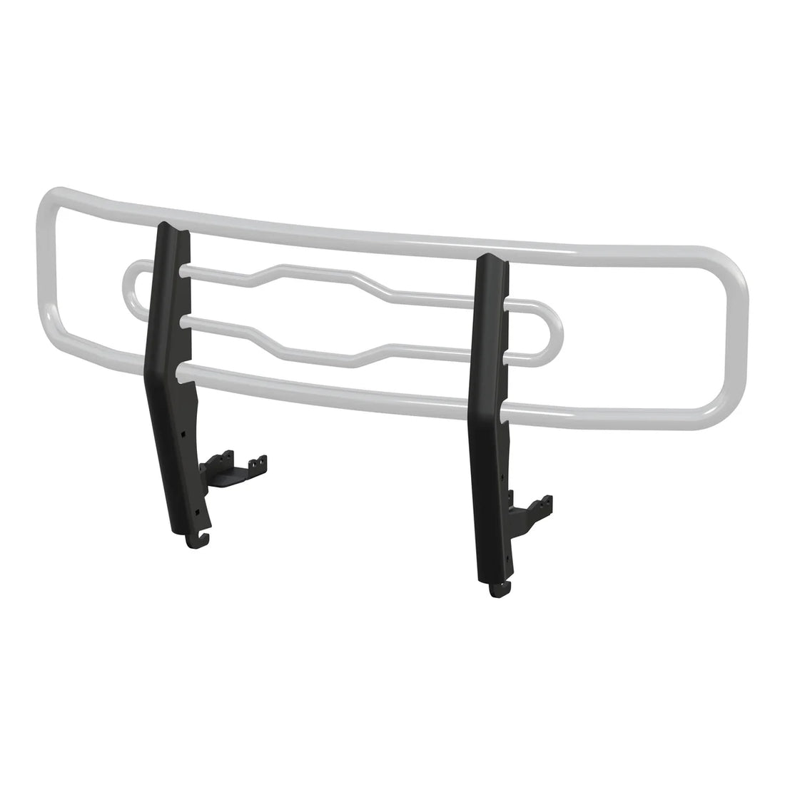 LUVERNE Black Steel 2" Tubular Grille Guard Upright Package 341610 - Back View